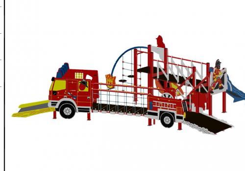 LM speelconstructie brandweerwagen
